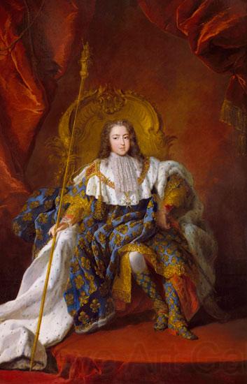 Alexis Simon Belle Portrait of Louis XV of France Norge oil painting art
